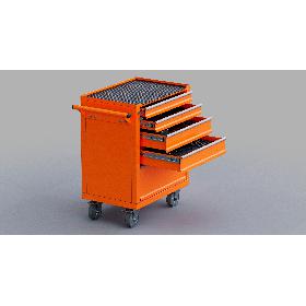 3D model Toolbox Trolley